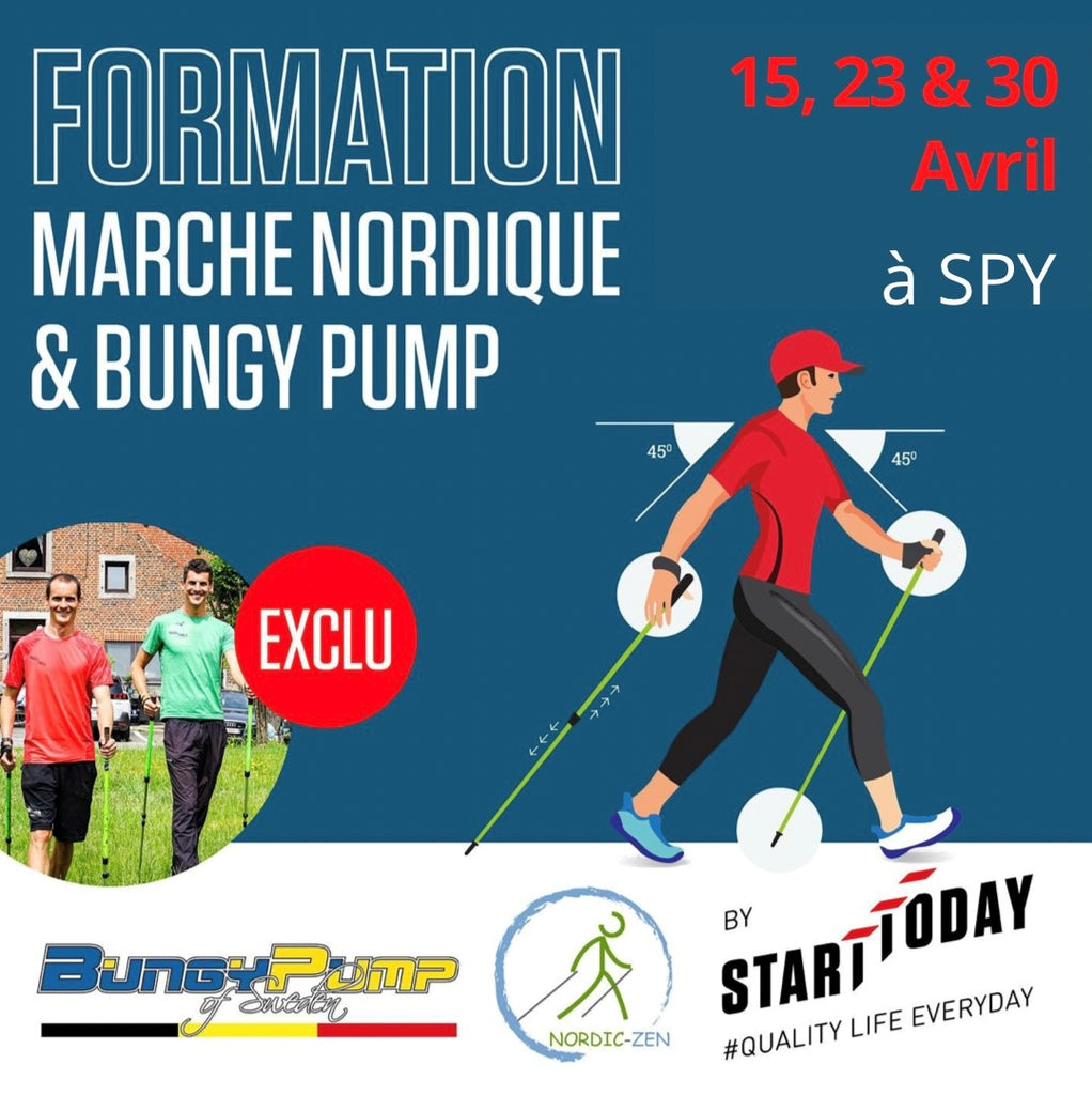 FORMATION BUNGYPUMP ET MARCHE NORDIQUE